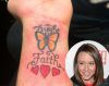 Michelle Heaton Tattoo Design